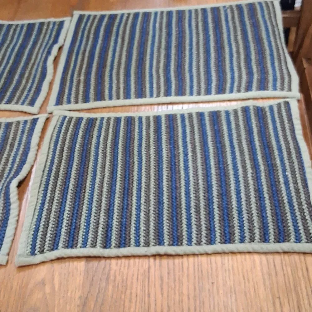 Washable placemats set of 6 in‎ varied colors